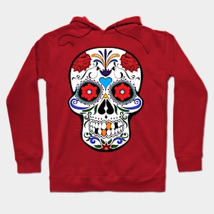 Skull, design for the day of the dead. A  beautiful skull design for the day of the dead. Hoodie